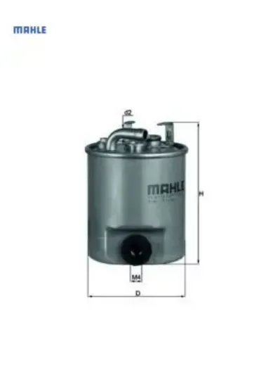 Yakıt fıltresı sprınter om612 b901 b904 mahle a6120920001 resmi