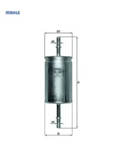 Yakıt filtresi focus 1.4 16v-1.6 16v-1.8 16v-2.0 16v-st170-rs 98-04 -cmax 1.6-1.8 04-07 -focus ıı mahle 3m519b072ch/ 8616804/ lfhh20490a resmi