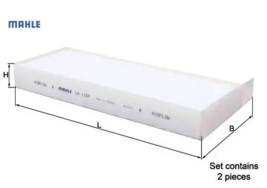 Polen filtresi astra l 21 308 ıı-ııı 13 508 18 mahle 9804163380/ 9837470680 resmi