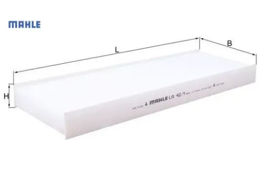 Polen filtresi opel antara-chevrolet captıva 06> mahle 96440878/ 96629614/ 4803918/ 4803883 resmi