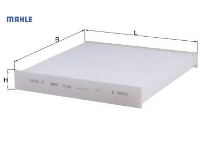 Polen filtresi transit-transit tourneo 2.2 tdci 06 mahle 8c1616n619a1a/ 1745604/ 1748480 resmi