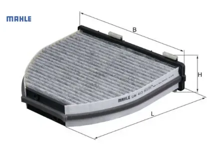 Polen fıltresı w204 w212 c218 x204 c190 c197 r231 karbonlu mahle a2128300318 resmi