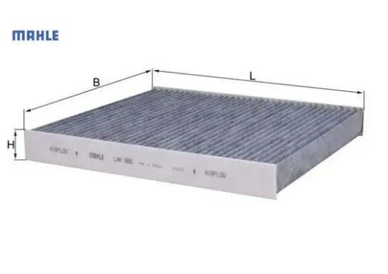 Polen filtresi golf vıı-a3-leon-octavıa 1.2 tsi-1.4 tsi-1.6 tdi-2.0 tdi 12 karb. 235x252x30 mahle 5q0818653/ 5q0819653 resmi