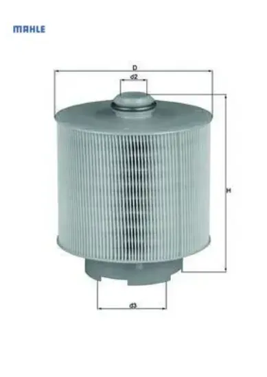Hava filtresi a6 2.7 tdı-3.0 tdı 6v 04-11 mahle 059133843b resmi