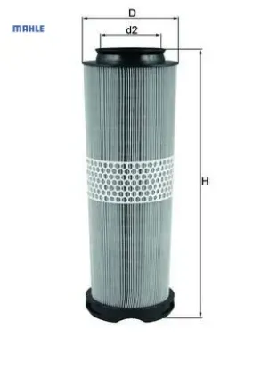 Hava fıltresı mercedes om646 w204 s203 cl203 c209 mahle a6460940004 resmi