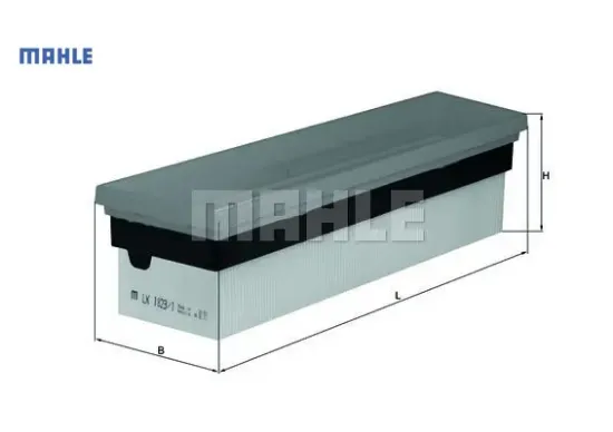 Hava fıltresı sol bmw s63 e70 e71 mahle 13717589642 resmi