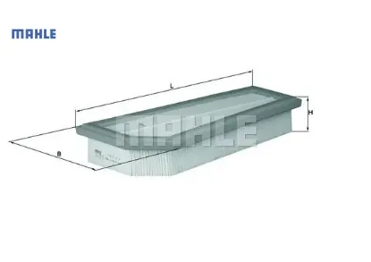 Hava fıltresı mercedes m271 evo w204 s204 c204 w212 s212 c207 r172 mahle a2710940304 resmi