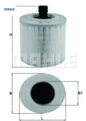 Hava filtresi opel astra k 15 22 1.0-1.4-1.6 xfl-xft-dth-dte-dtı-dtn-xnt-dtr-sht mahle 39030321/ 13489640/ 13367308 resmi