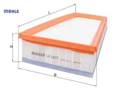 Hava fıltresı m270 x156 w176 w246 c117 x117 mahle a2700940004 resmi