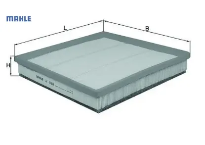 Hava filtresi astra j 1.4 16v-1.6 16v-2.0cdti turbo 09>cruze 09> 2.0 cdı süngerli mahle 13272720/ 834622 resmi