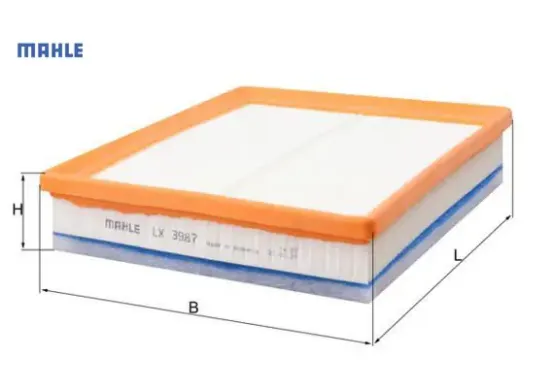 Hava filtresi p208 p301 p308 p508 p2008 p3008 p5008 partner 1.6 hdı mahle 9802348680/ 3639671/ su001a3798 resmi