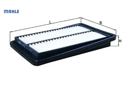 Hava filtresi nıssan qashqaı ıı j11 13 x-traıl ııı 14 renault kadjar 15 koleos ıı 16 1.2 tce 1.3 tce mahle 165464ba1a/ 165464ea0c resmi