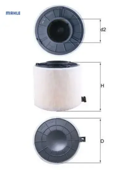 Hava filtresi mahle 8w0133843a resmi