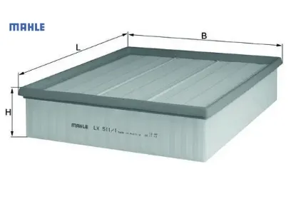 Hava fıltresı mercedes sprınter om601 om611 b901 b904 . Vw lt 28-35-46 mahle a0040942604/ 2d0129620a resmi