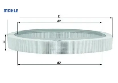 Hava fıltresı m102 w201 w124 s124 c124 mahle a0030943804 resmi