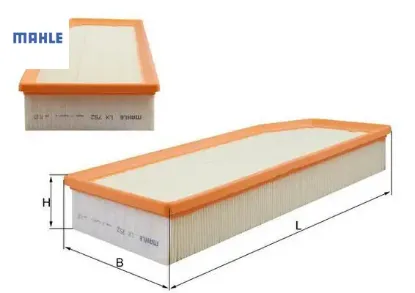 Hava fıltresı om611 w203 s203 cl203 c209 w210 s210 w163 w461 w463 mahle a6110940104 resmi