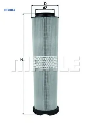 Hava fıltresı mercedes e-class om646 w211 s211 03>08 mahle a6460940304 resmi