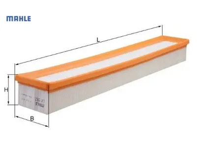 Hava fıltresı m111 w203 s203 cl203 mahle a1110940304 resmi