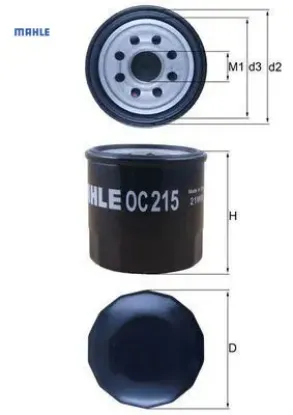 Yağ filtresi agıla b 1.0l 1.2l / chevrolet kalos. Aveo. Matız. Spark 1.0l 1.2l 03- / swıft 90- / alt mahle 95599746/ 96565412/ 93193705/ 16510814 resmi