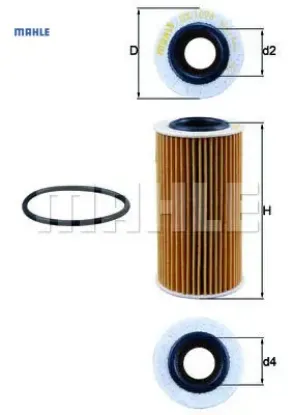 Yağ filtresi amarok-q7 ddxb-ddxc-crte-czza-cvmb 3.0 tdi 2015 mahle 059198405b/ 059198405b resmi