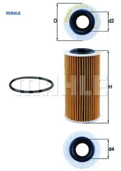 Yağ filtresi amarok-q7 ddxb-ddxc-crte-czza-cvmb 3.0 tdi 2015 mahle 059198405b/ 059198405b resmi