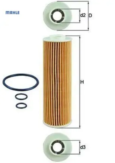 Yag fıltresı m271 evo w204 s204 c204 w212 s212 c207 r172 mahle a2711800509 resmi