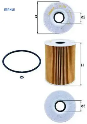 Yag fıltresı mercedes om629 x164 w211 w164 w221 mahle a6291800109 resmi