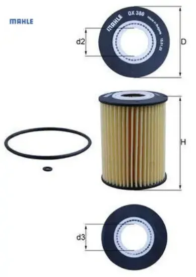 Yag fıltresı om642 w203 w204 c219 c218 w211 w212 mahle a6421800009 resmi