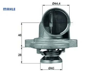 Termostat 80 c vıto om601 w638 96 03 mahle a6012030075 resmi