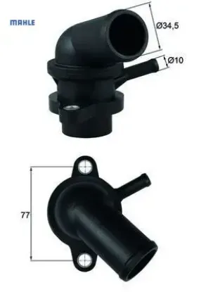 Termostat 88 c chevrolet kalos 1.4 lacettı 1.4 16v lova-nubıra estate-rezzo-vıvant 1.6 mahle 96460002 resmi