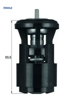 Termostat komple bora-caddy ıı-ııı-golf ııı-ıv-v-polo-cordoba-ıbıza-fabıa-octavıa-leon-toledo ıı mahle 032121110b/ 032121110p resmi