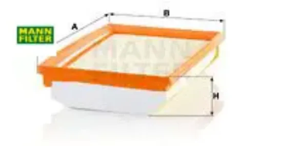 Hava fıltresı fıat egea 16> 1.3d mtj 1.4 1.6d mtj 1.6 mann-fılter 52027683/ 52069663/ 52104722 resmi