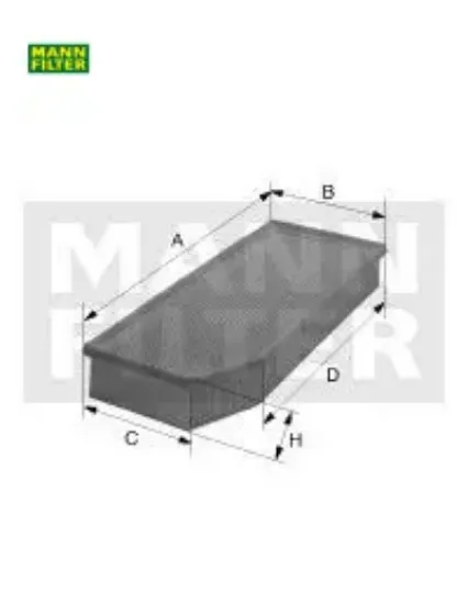 Hava fıltresı b48 b58 f20 f30 f21 f22 f23 f32 f33 f34 f36 mann-fılter 13718605164 resmi