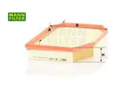 Hava fıltresı n52 n53 f10 f11 f18 f01 f02 mann-fılter 13717590597 resmi