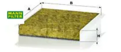 Polen filtresi fıat egea 16> linea 09> fiorino 09> doblo 10> mann-fılter 6000627090 resmi