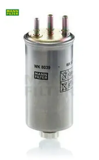 Yakıt filtresi logan 01>06 sandero 08> duster 10> clıo symbol ıı 05> 1.5dcı k9k mann-fılter 164002137r/ 164000884r/ 7701478547 resmi