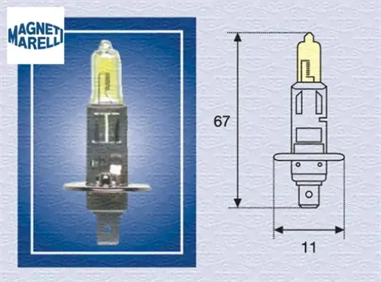 Far ampülü h1 206 307 magnetı marellı  resmi