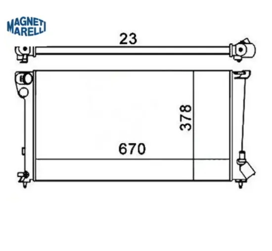 Radyatör partner 1.9 dw8 magnetı marellı 1331.Y8 resmi