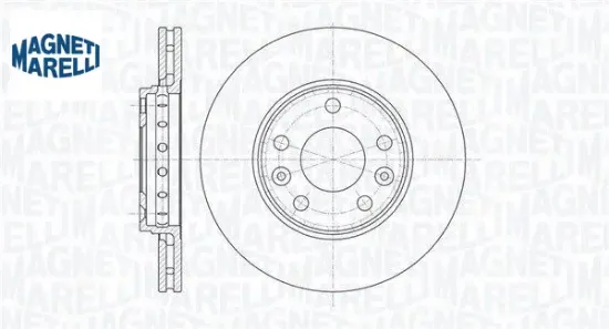 Fren diski fluence (l30) megane ııı magnetı marellı  resmi