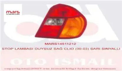 Stop lambası duysuz sağ clıo 00-03 sarı sinyalli mars 7700433744 resmi