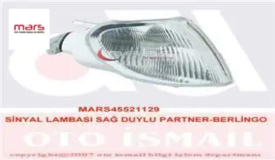 Sinyal sağ partner-berlıngo 07/96-12/02 mars 6303.80/ 6303.82 resmi