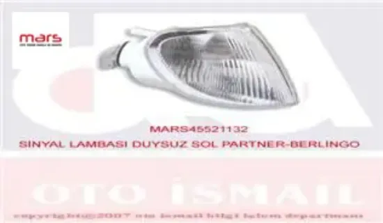 Sinyal duysuz sol partner-berlıngo 07/96-12/02 mars 6303,79 resmi