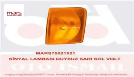 Sinyal lambası duysuz sarı sol volt 521517 mars 2d0953041 resmi