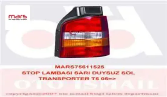 Stop lambası sarı duysuz sol transporter t5 05 mars 7h0945095g/ 7h0945095f resmi