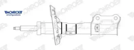 Amortisör ön sağ hyundaı kona 1.6l g4fj 16-> / 1.6l d4fe crdi e-vgt 18-> / 1.6l g4le gdi hybrid 20-> monroe 54651cm000/ 54651j9000/ 54651j9010 resmi