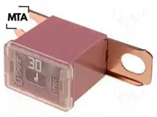 0475030 yan ayaklı sigorta 30 amper pembe mta  resmi