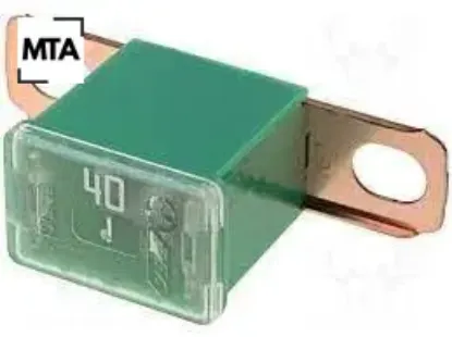 0475040 yan ayaklı sigorta 40 amper yeşil mta  resmi