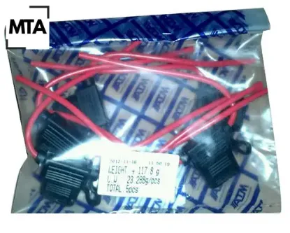 0100336 yassı sigorta kutusu kapaklı su geçirmez mta  resmi