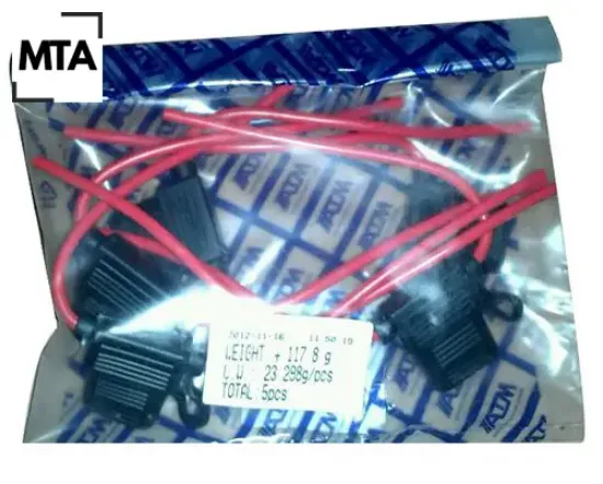 0100336 yassı sigorta kutusu kapaklı su geçirmez mta  resmi