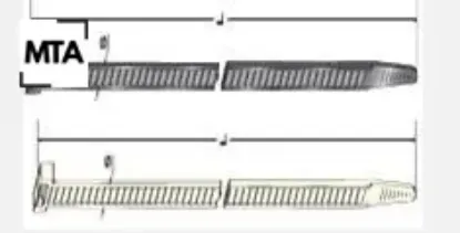 4621570 kablo bağı cırt kelepçe 7.8 x 450 mm pk 100 ad siyah mta 4621570/2866 resmi